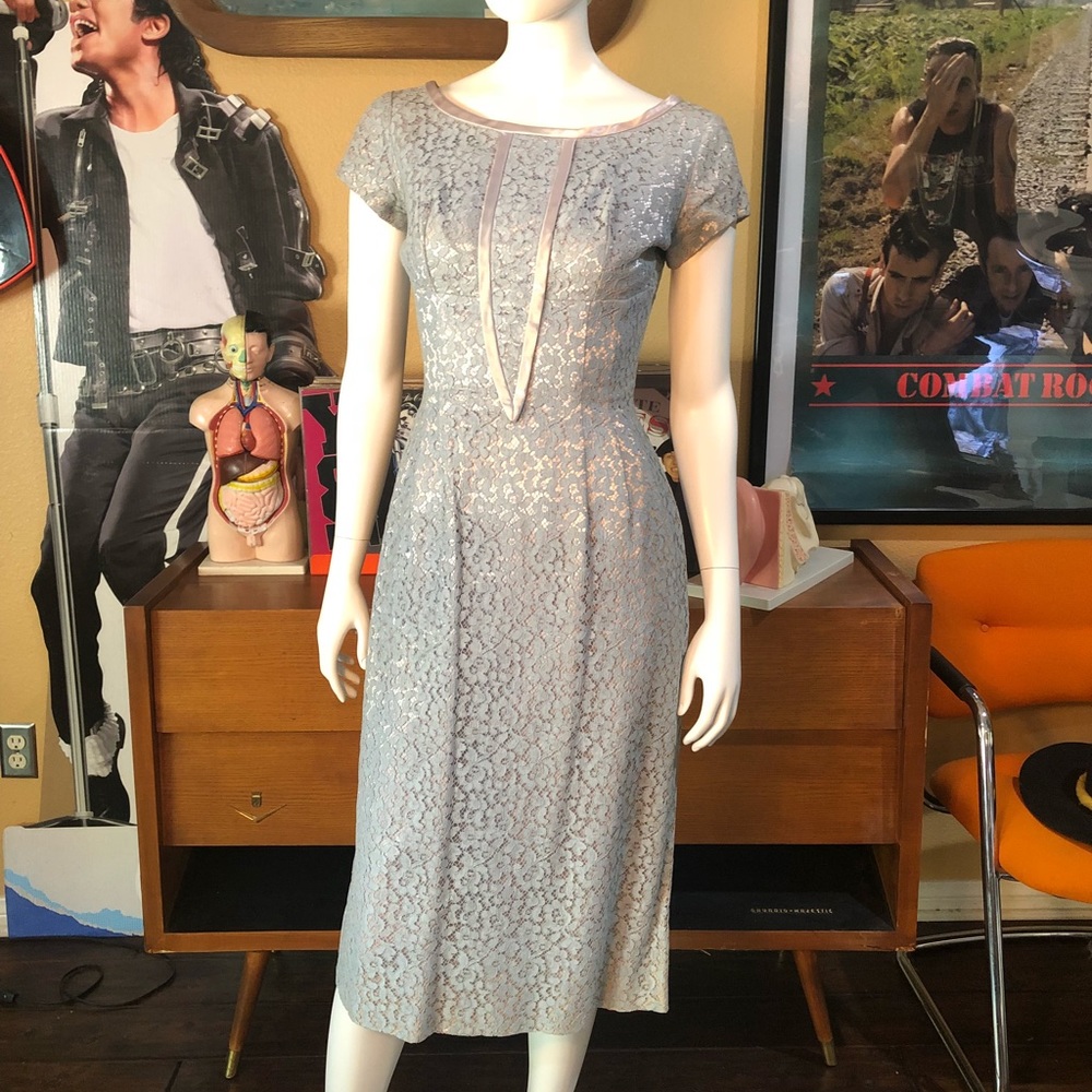 Vintage 1960’s Lace Wiggle Dress
